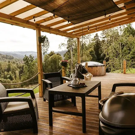 Blizej Natury Z Jacuzzi Dağ evi Rabka-Zdrój